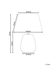 Tischlampe CIDRA Keramik Bunt_844256