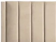 Bed Velvet VILLETTE 160 x 200 cm (EU King Size) Beige_832590