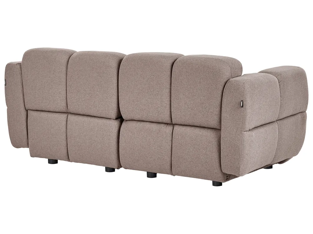 Modulsofa 2-Sitzer MAKSABERG Stoff Taupe_1136375