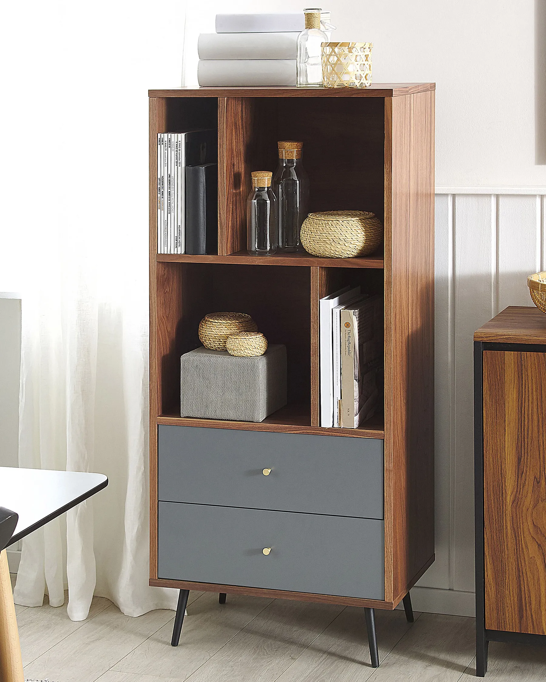 Regal RICHMOND 139 cm Dunkle Walnuss_779740