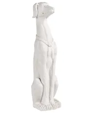 Garden Statue CHART Dog White_1150377
