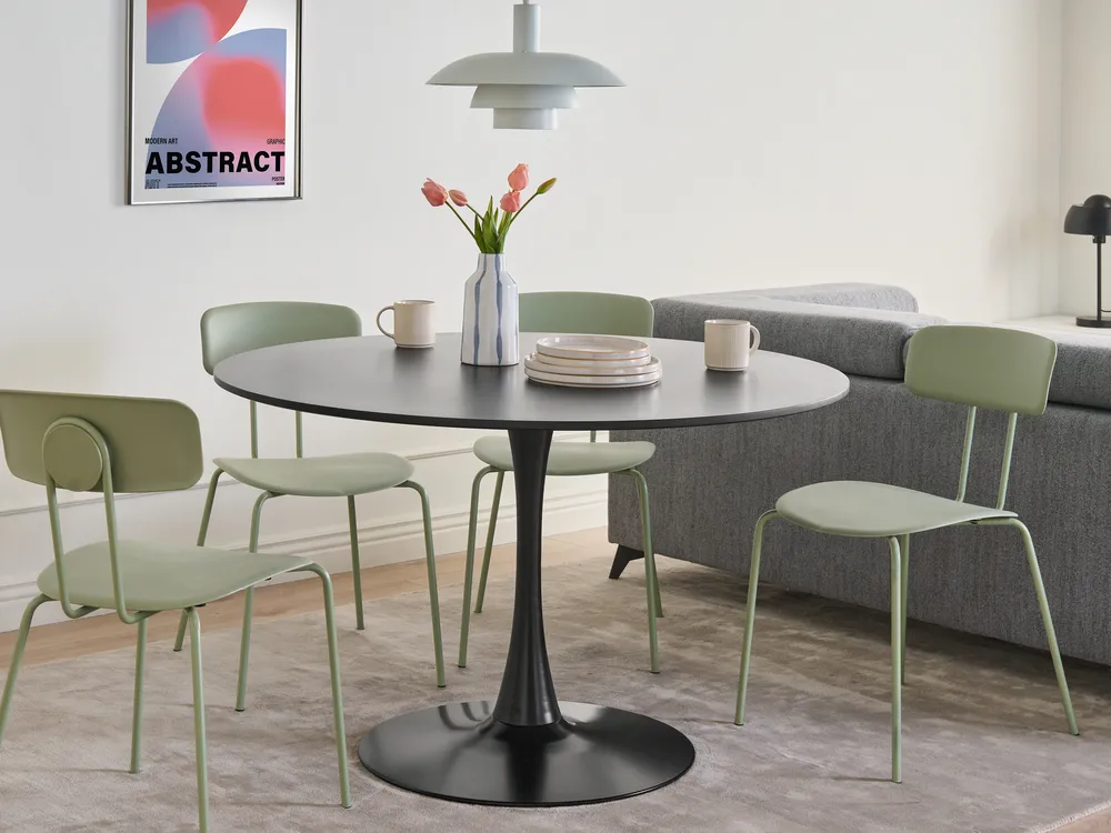 Esstisch BOCA Schwarz 120 cm 120 cm