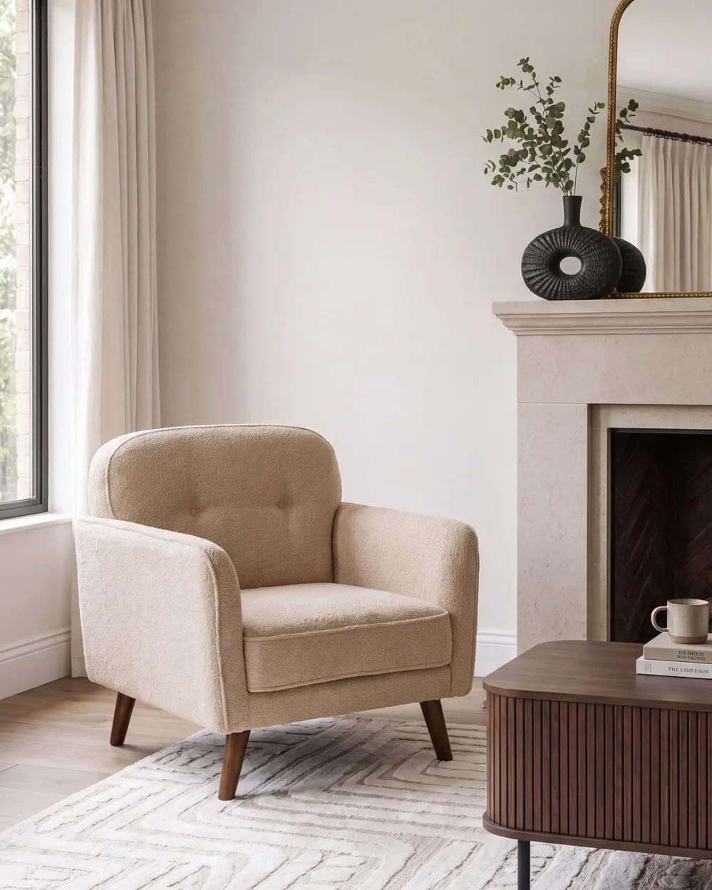 Armchair ETTRUM Boucle Beige_1113263