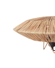 Tischlampe MENTIRI Geflecht Naturfarben_913654