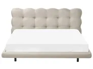 Bed Fabric SOULISSE 160 x 200 cm (EU King Size) Beige_994483