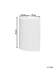 Wall Lamp DEMITRIE Rattan Natural_837165