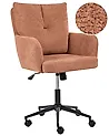 Schreibtischstuhl ALPINE Stoff Goldbraun