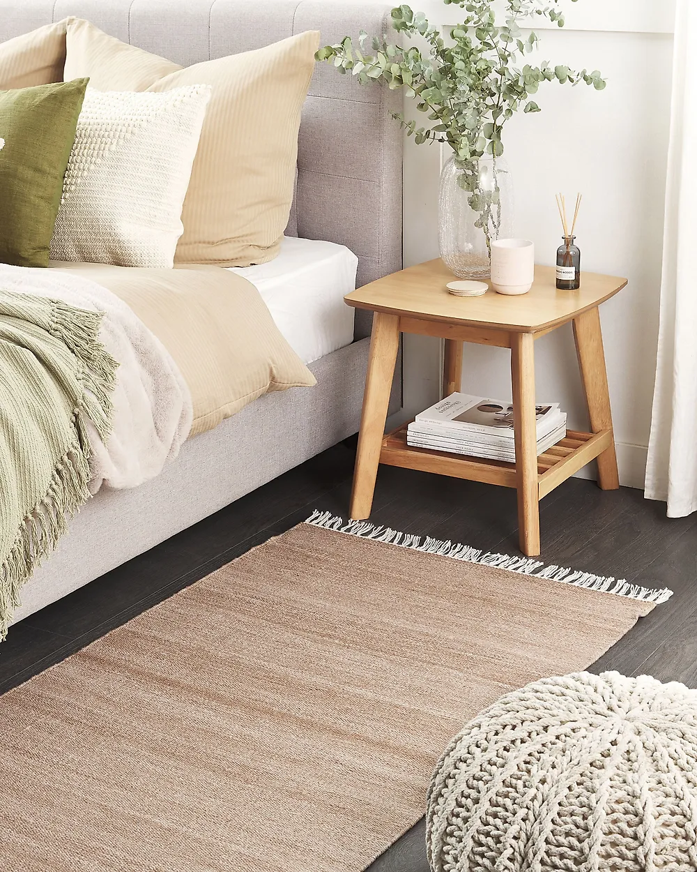 Teppich MALHIA Beige 80 x 150 cm_1184585