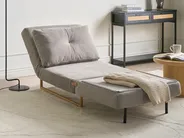 1-Sitzer Schlafsofa JERSLEV Stoff Grau_1010083