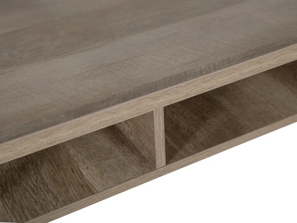 Schreibtisch FORRES 120 cm 60 cm Braun / Schwarz_725966
