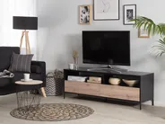 TV Stand SYDNEY Brown/ Black_755714