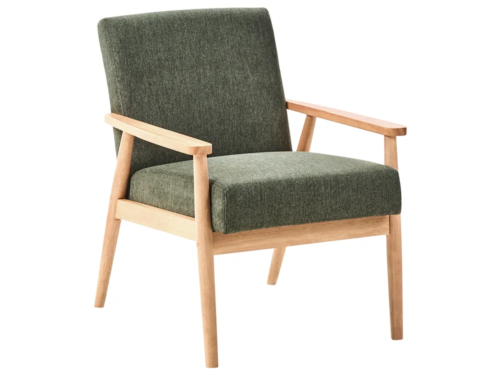 Sofa Set 6-Sitzer ESRUM Stoff Hellbraun / Grün_1015881