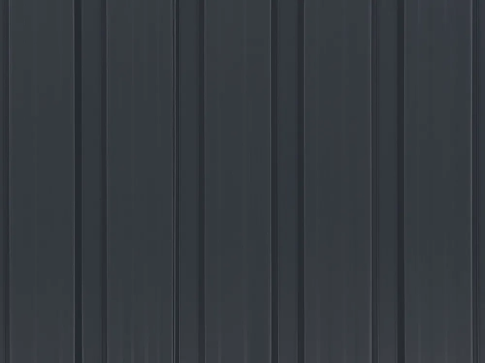 Geräteschuppen AOSTA 270 cm 105 cm Metall Schwarz_835757