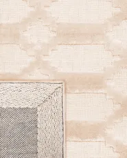 Teppich CIZRE Beige 160 x 230 cm Viskose_750507