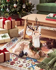 Christmas Decoration HAILUOTO 67 cm Reindeer Brown_1172536