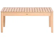 Garden Lounge Set with Table 3 Seater TALLA Acacia Wood Light Brown_1153664