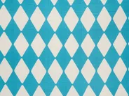 Set of 2 Outdoor Cushions GREVILLEA Checked 45 x 45 cm Turquoise_1135558