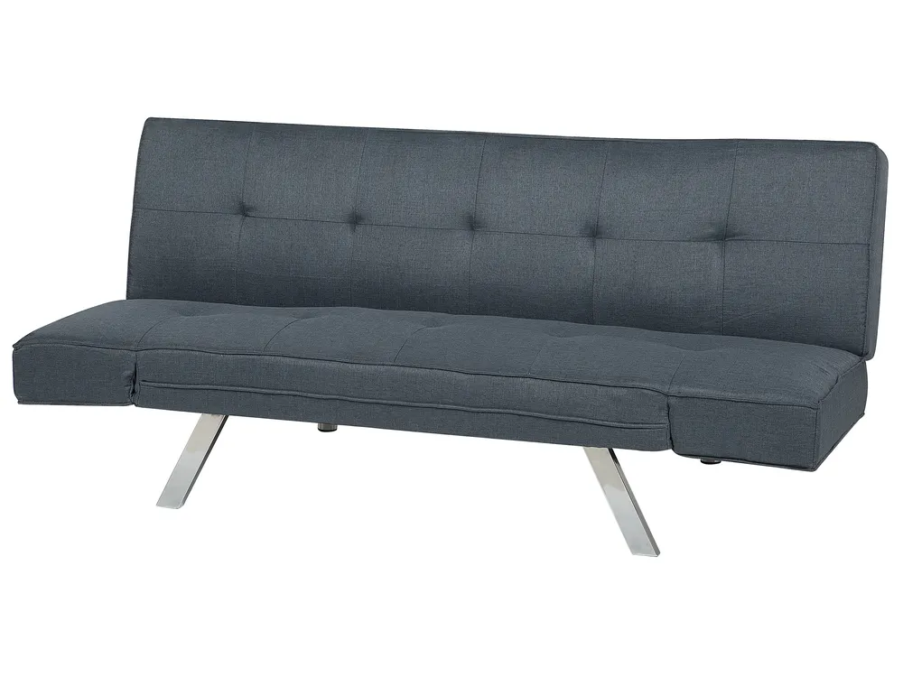 Schlafsofa 3-Sitzer BRISTOL Stoff Dunkelblau_742943