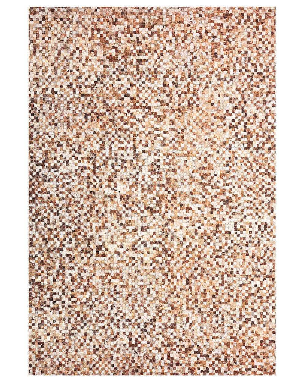 Teppich TORUL Braun 160 x 230 cm Echtleder_792682