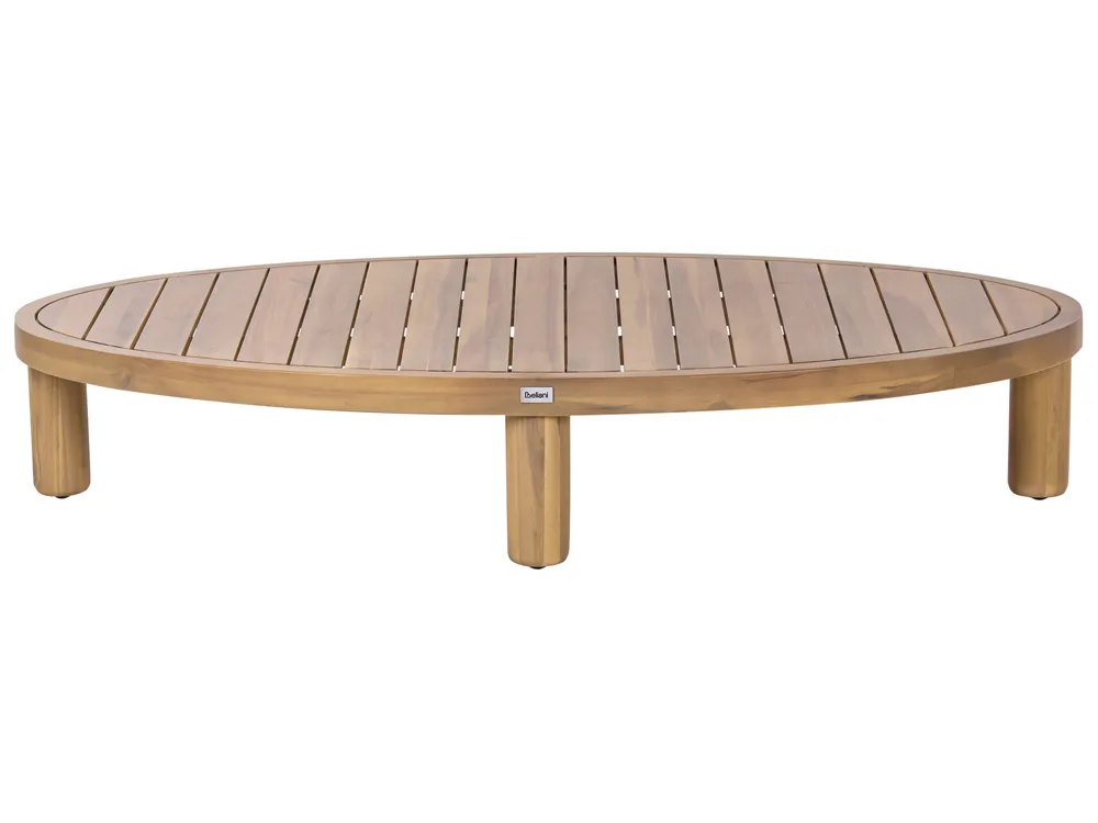 Gartensofa mit Tisch 4-Sitzer NUMANA Akazienholz Cremeweiß_1074249