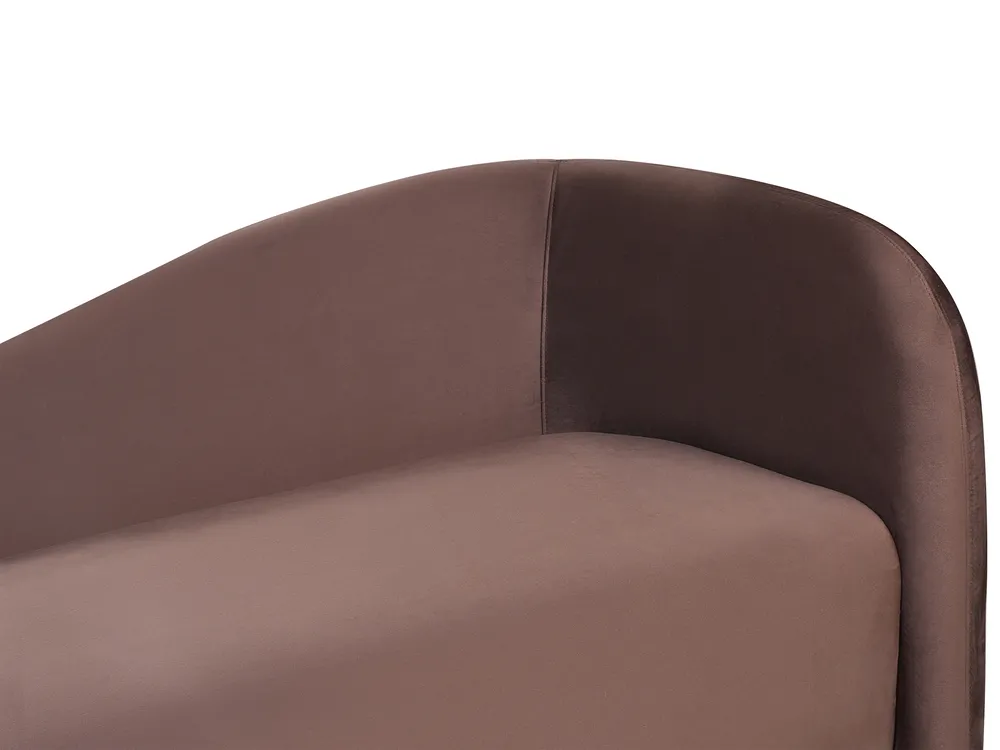 Sofa 3 Seater VELTADA Velvet Dark Brown_1028225