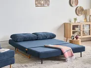 Sofa Set 6-Sitzer JERSLEV Stoff Blau_1016693