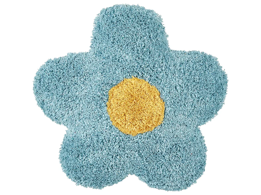 Dekokissen 2er Set SORREL Baumwolle 30 x 30 cm Blau Blume_906009