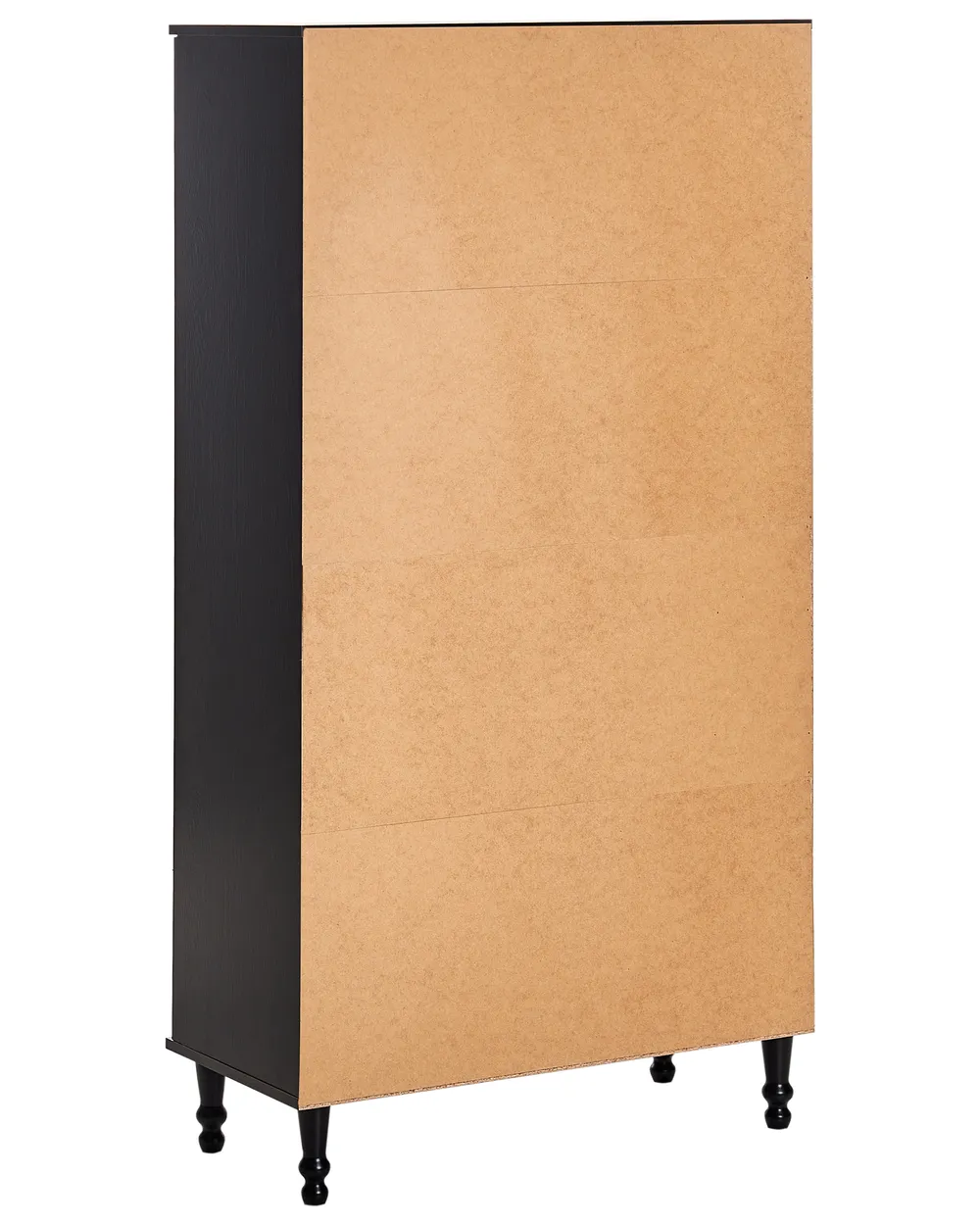 Glass Display Cabinet TINGLEDALE 80 cm Black_949887