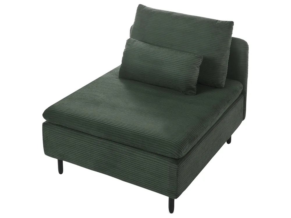 Modulsofa 3-Sitzer EGERIS Cord Dunkelgrün_1067126