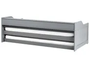 Ausziehbett Kiefernholz EDERN 90 x 200 cm Grau_945972