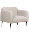 Sessel STOUBY Leinen Taupe