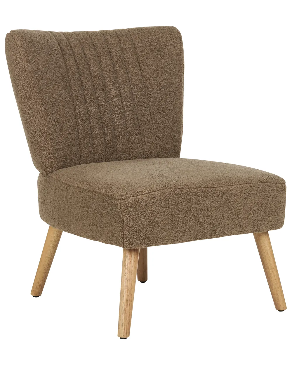 Armchair VAASA Boucle Brown_1022407