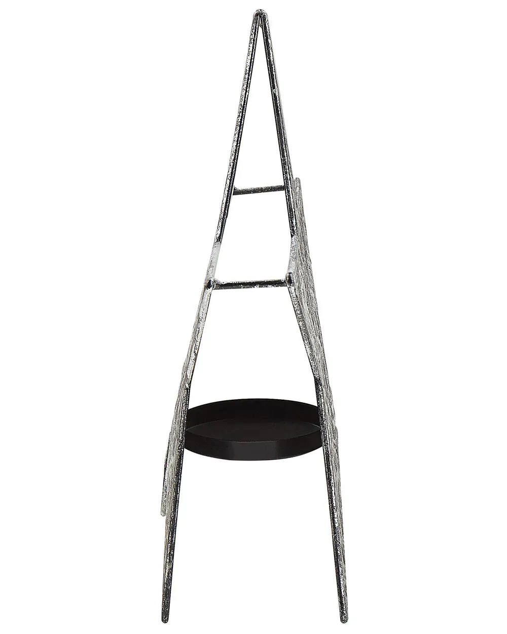Kerzenständer 2er Set TORNIO 30/26 cm Metall Silber_786995