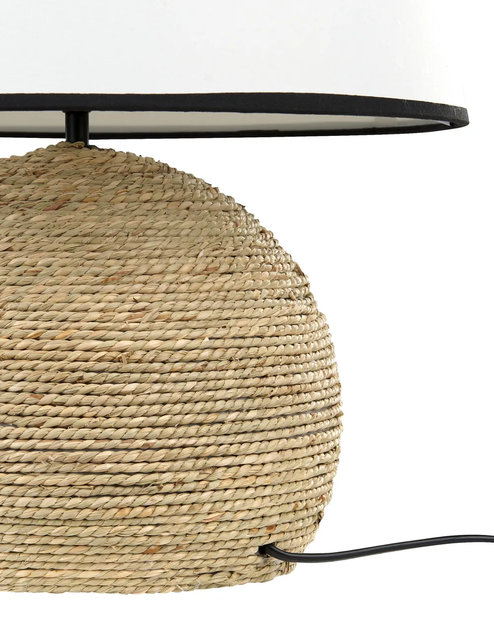 Tischlampe GROWEE Geflecht Naturfarben_872846