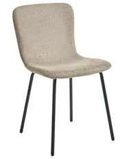 Set of 4 Dining Chairs CALDWELL Fabric Beige_1020793