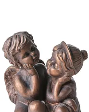 Garden Figurine DAMARO Children Brown_1000013