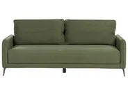 Sofa Bed 3 Seater HEMING Fabric Green_1124018