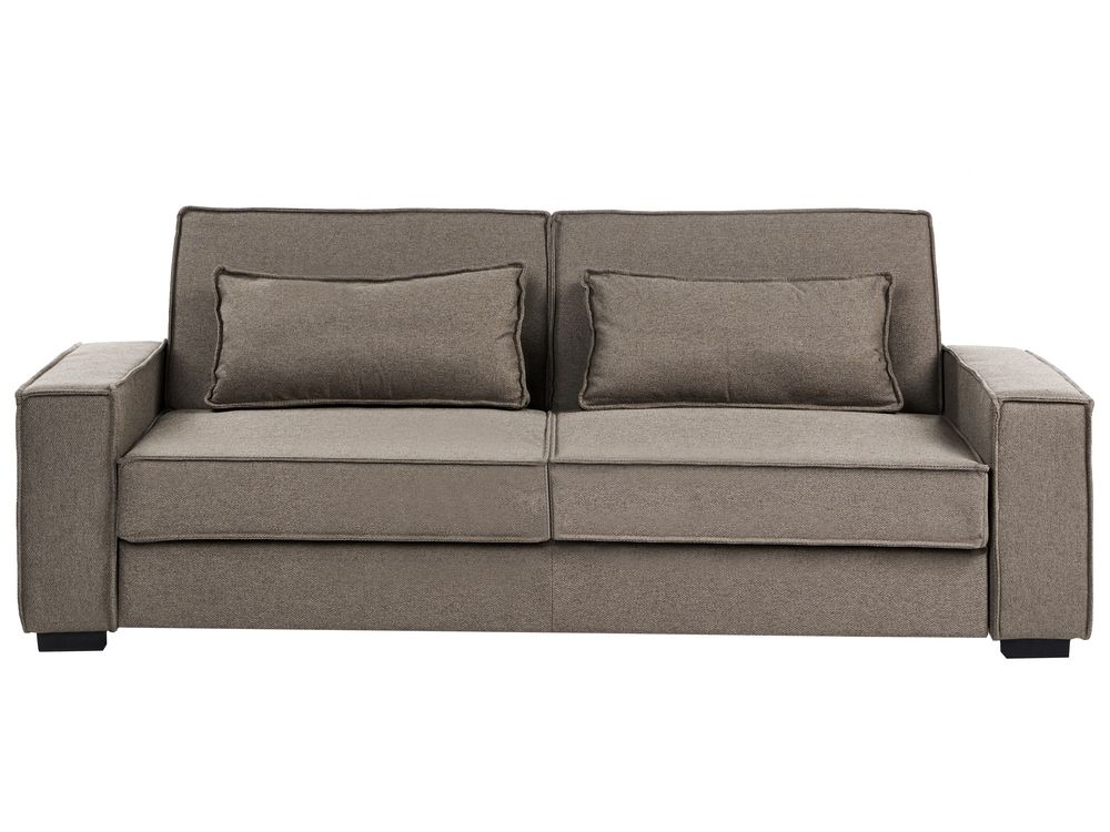 Kutijasta sofa 3-znamenkasti AROLE Tkanina Smeđi