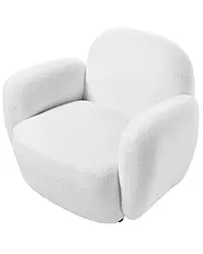 Fauteuil JULE Bouclé Gebroken wit_1144900