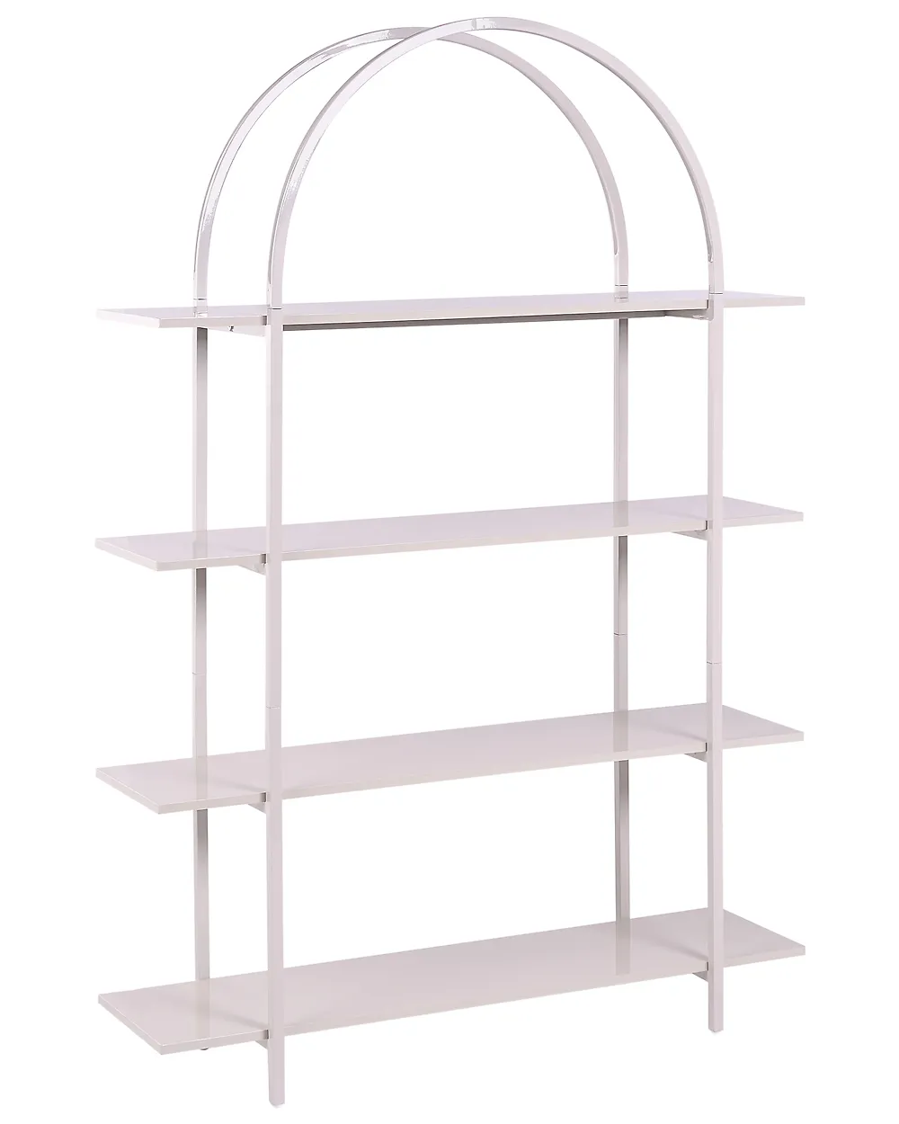4 Tier Bookcase FREMANTLE 173 cm Beige