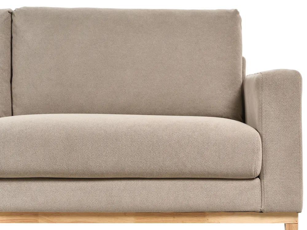 Ecksofa 4-Sitzer SIGGARD Stoff Taupe rechtsseitig_944885