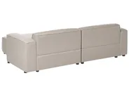 Ecksofa 3-Sitzer FAABORG Stoff Beige linksseitig_1055840