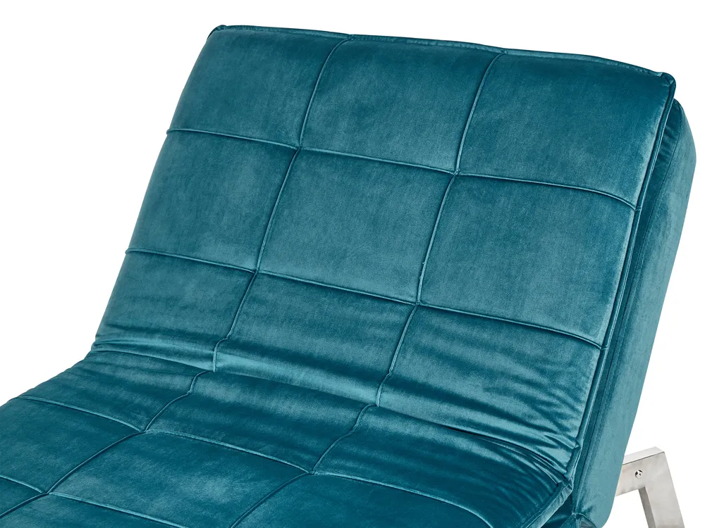 Chaise Longue LOIRET Velvet Teal_877696