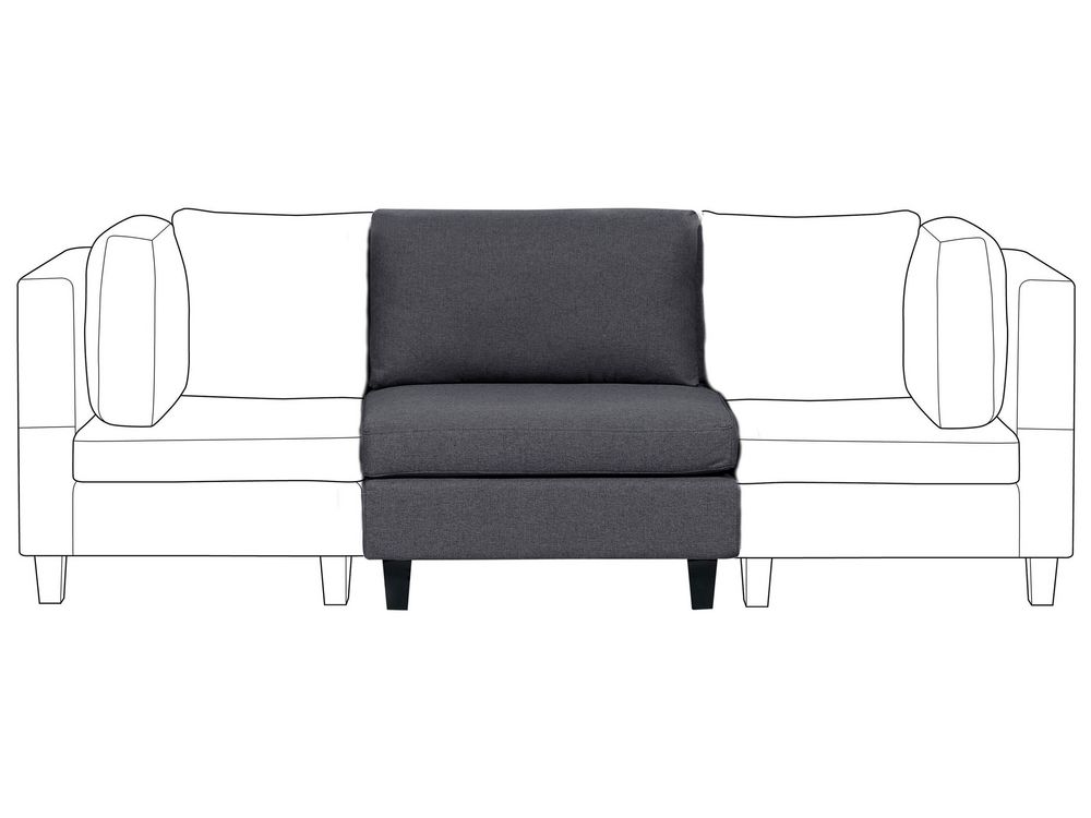 Modularni stol UNSTAD Blago Temno siva