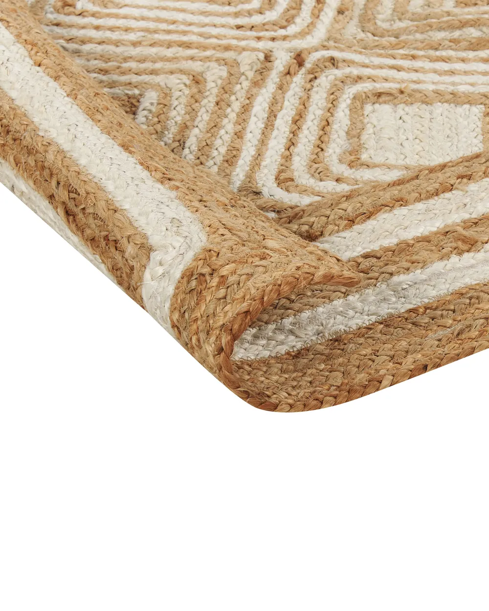 Teppich MENGEN Beige 200 x 300 cm Jute_885037
