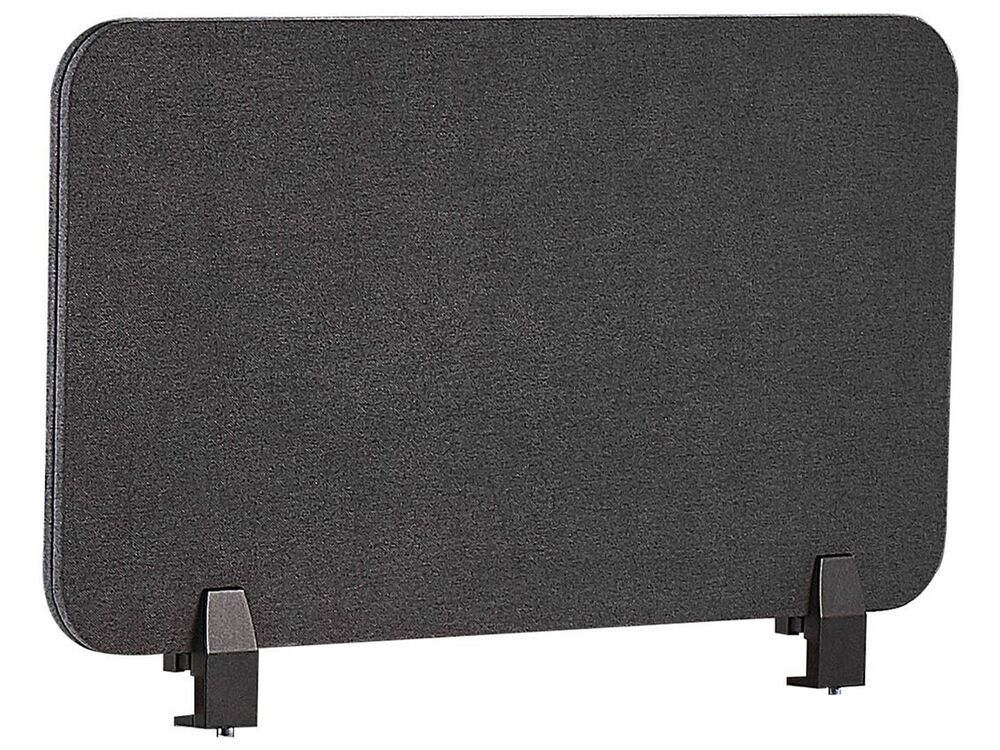 Desk Screen WALLY 72 x 40 cm Dark Grey