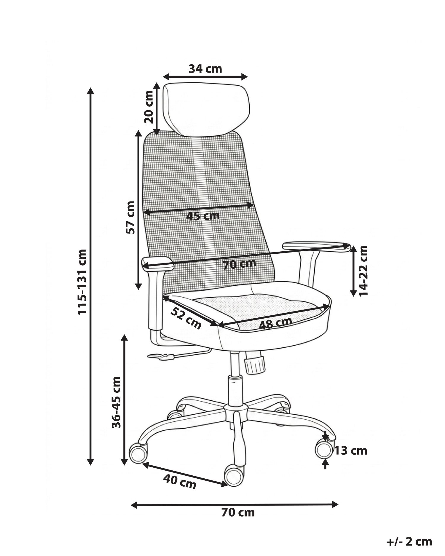 Bureaustoel STRYKE Zwart_1151345