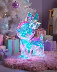 LED Decoration PIENI 35 cm Reindeer Multicolour_1142974