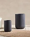 Blumenkübel EANTIO 37 cm Schwarz