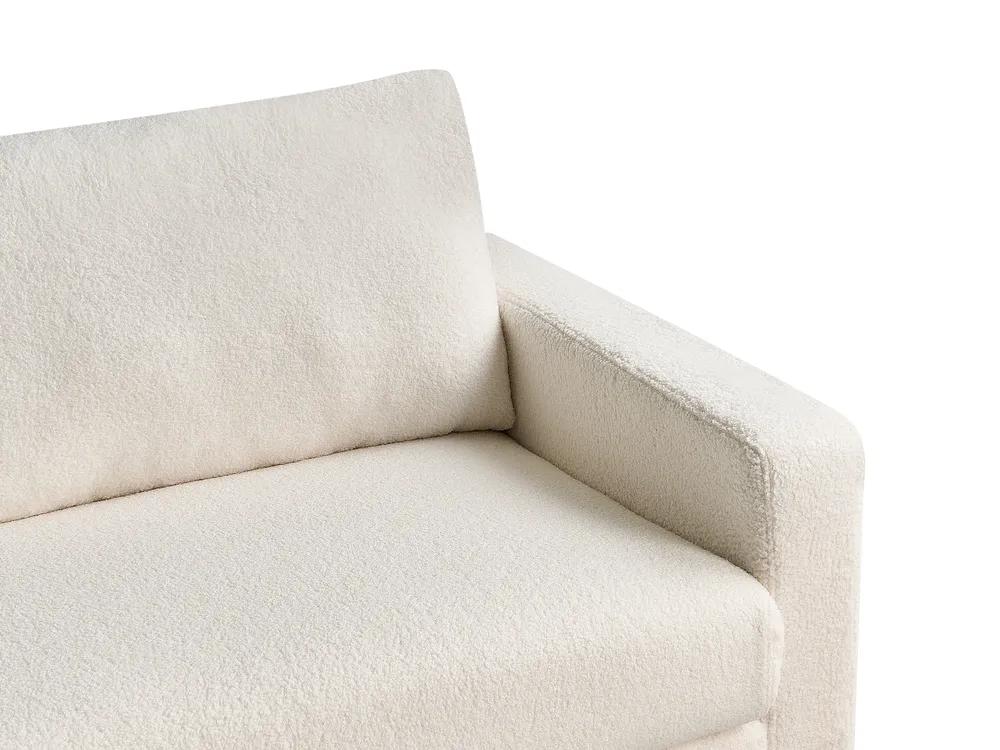 Sofa 3-Sitzer SIGGARD Bouclé Weiß_932383
